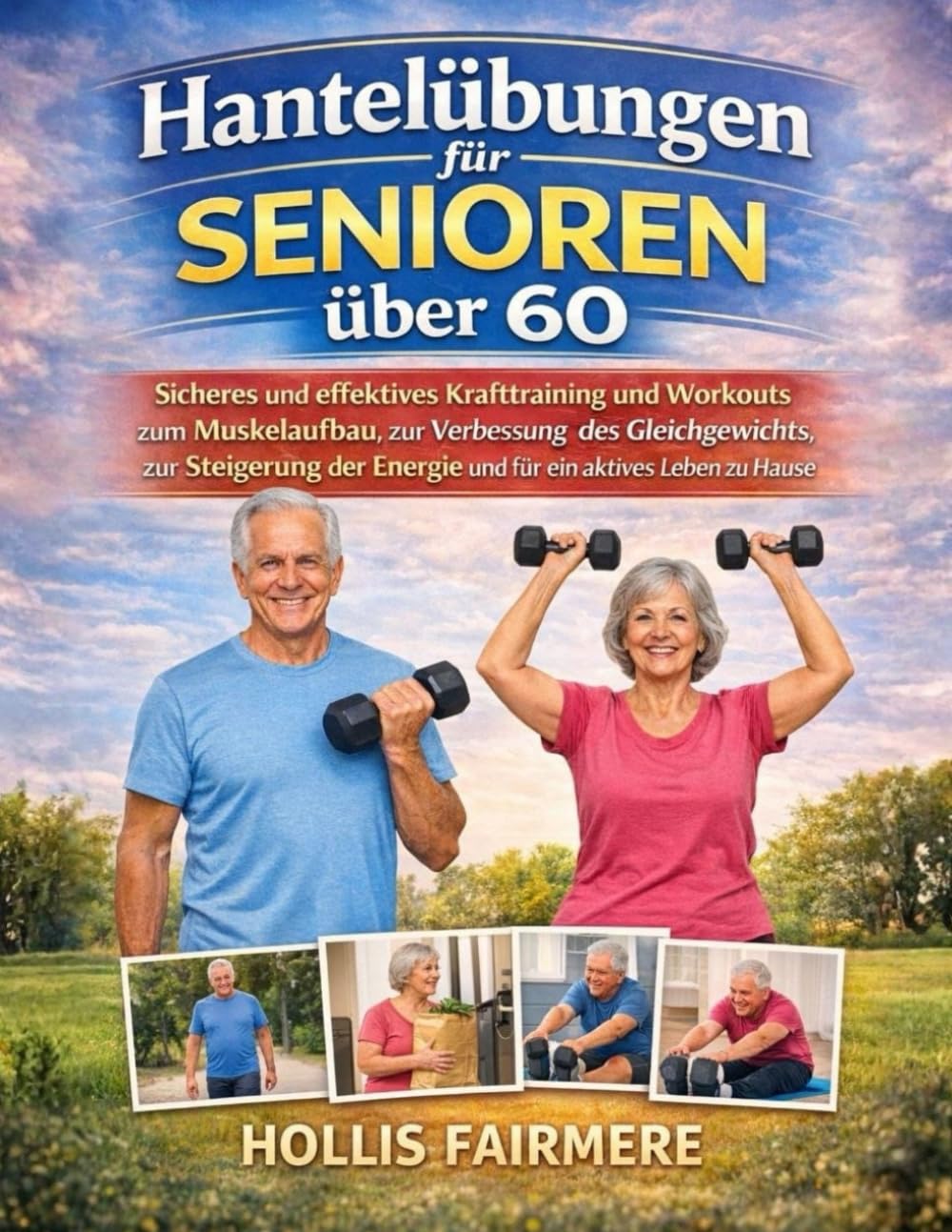 Hantelübungen für Senioren über 60: Sicheres und effektives Krafttraining für Muskelaufbau, besseres Gleichgewicht und mehr Energie – aktiv zu Hause“