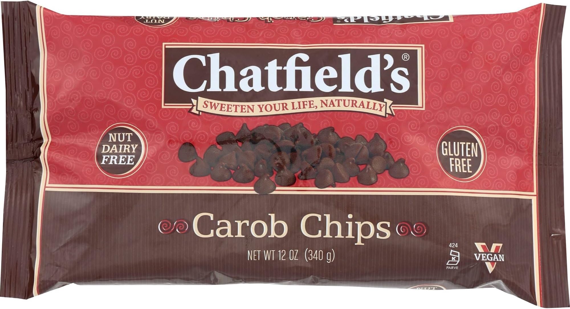 Carob Chips 12 Ounces (Case of 12)