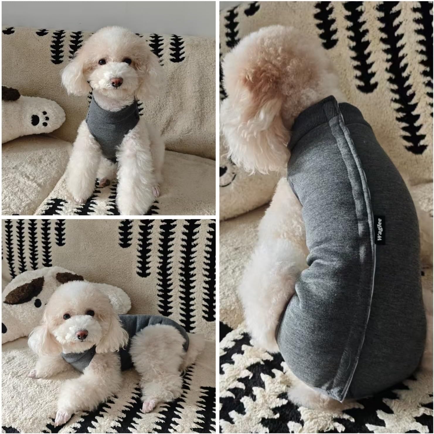 Dog Recovery Suit for Surgery – Soft Cotton Anti-Lick Onesie for Pets, E-Collar Alt for Abdominal Healing, Full Body Protective Shirt - Please Check Size Chart Carefully Before Buying (X-Large)