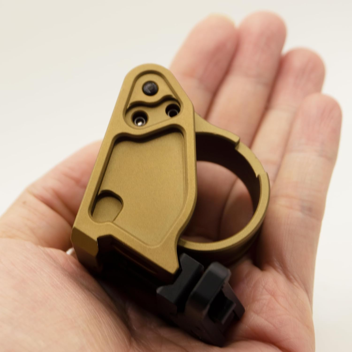 FTC 30mm Magnifier Mount,Tactical Riser Scope MountMagnifying Glass Metal Side FLIP Folding standInstallation Suitable 6X-Mag-1 Magnifier Metal Side Flip Folding Bracket Mount(SC)
