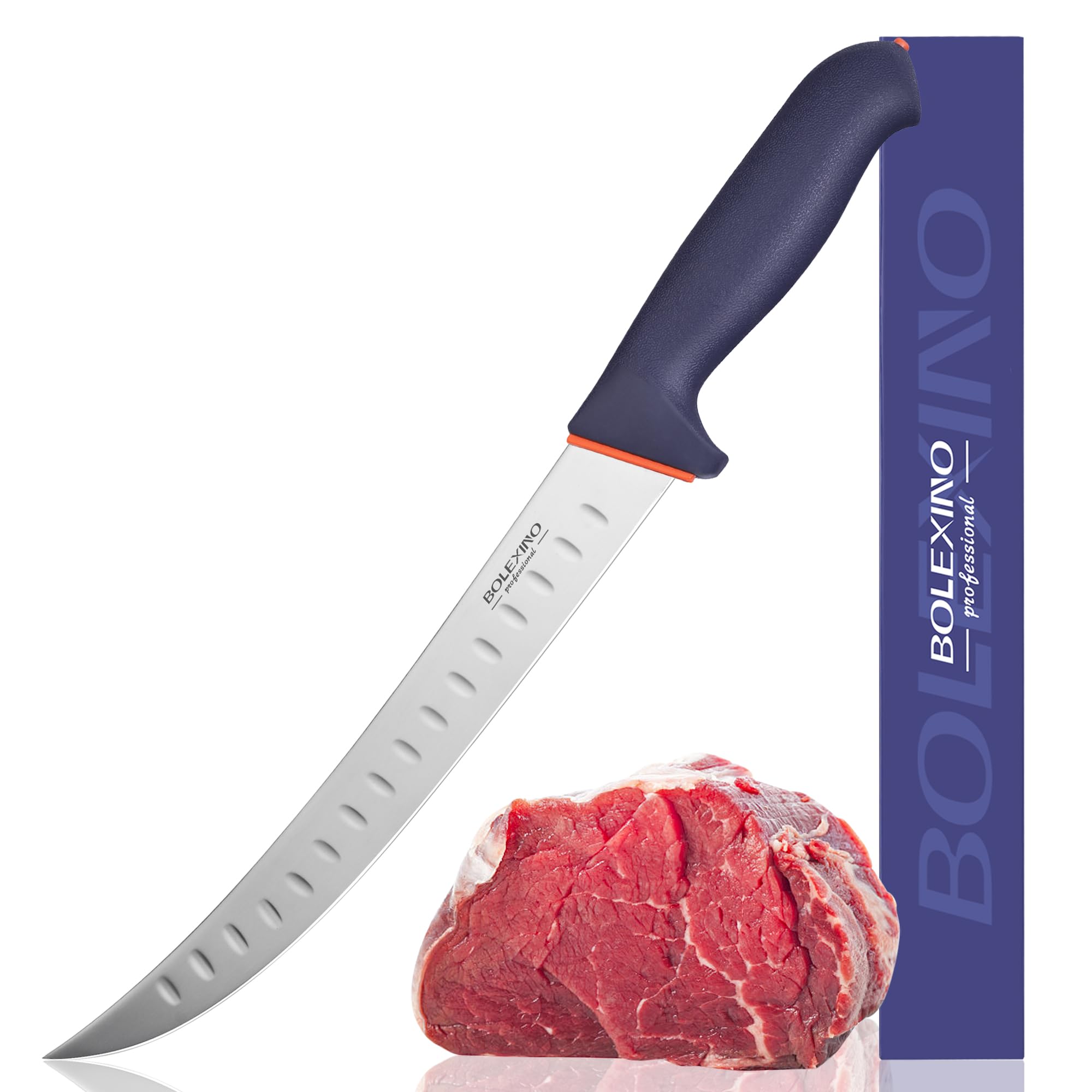 Brisket Slicing Knife, 12" Carving Knife W/Granton Edge for Meat — Amazon image 10