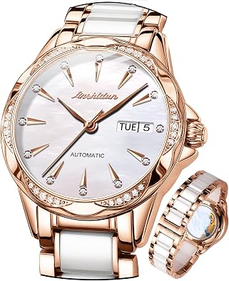 OLEVS Silver Womens Watches for Small Wrists Luxury Ladies Watch with Date