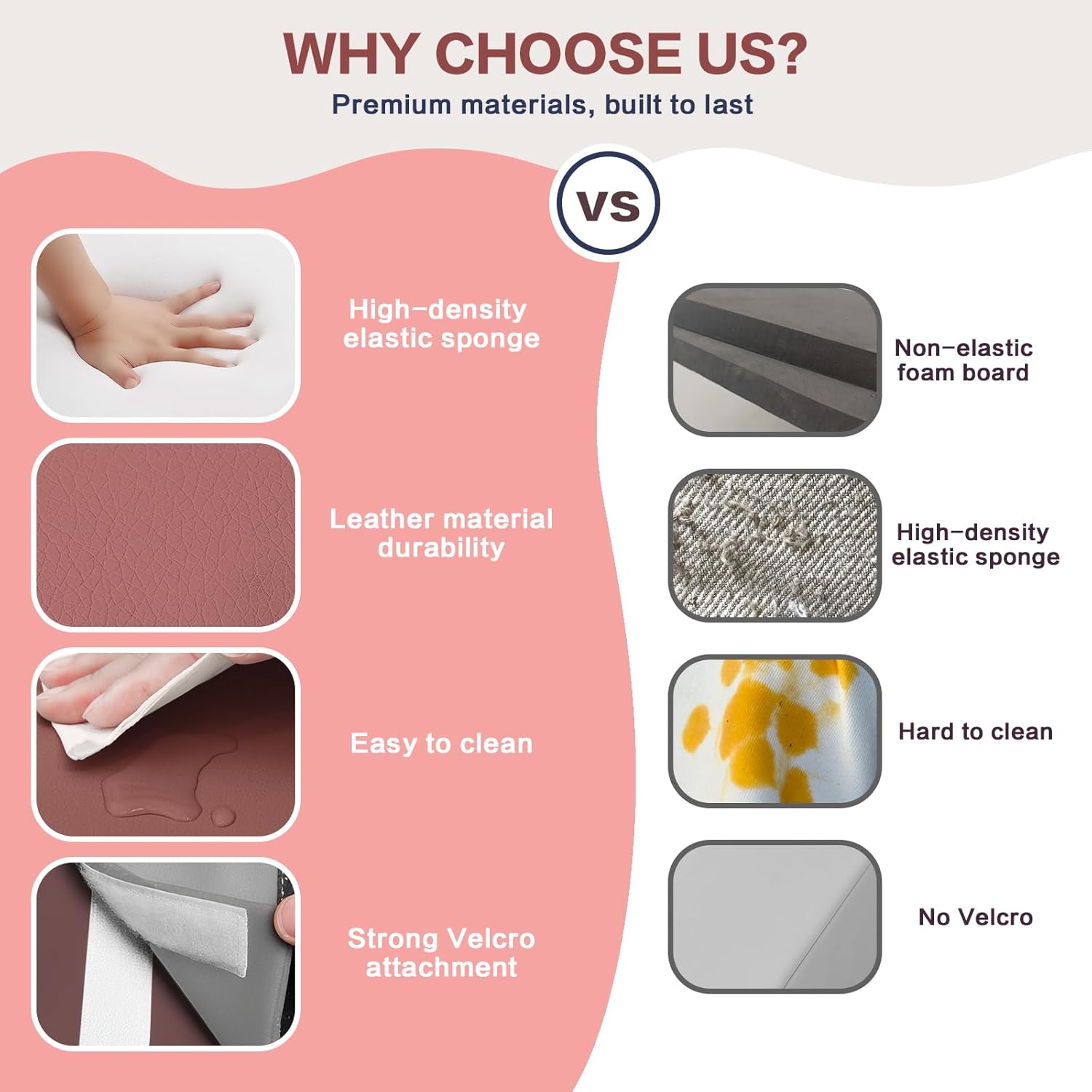 Sumbababy Toddler Climbing Foam Blocks: 4 PCS Waterproof PU Leather Playset - Soft Climber for Kids - Fun Indoor Playground for Girls - Great Preschool & Daycare Gift - Image 5