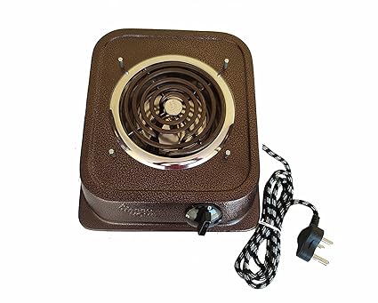 Pushkart || Electric Hot Plate Store With 1250W 1 Year Warranty 100% Copper Coil Heavy Duty Model-Hot Plate Make in India GDF-652