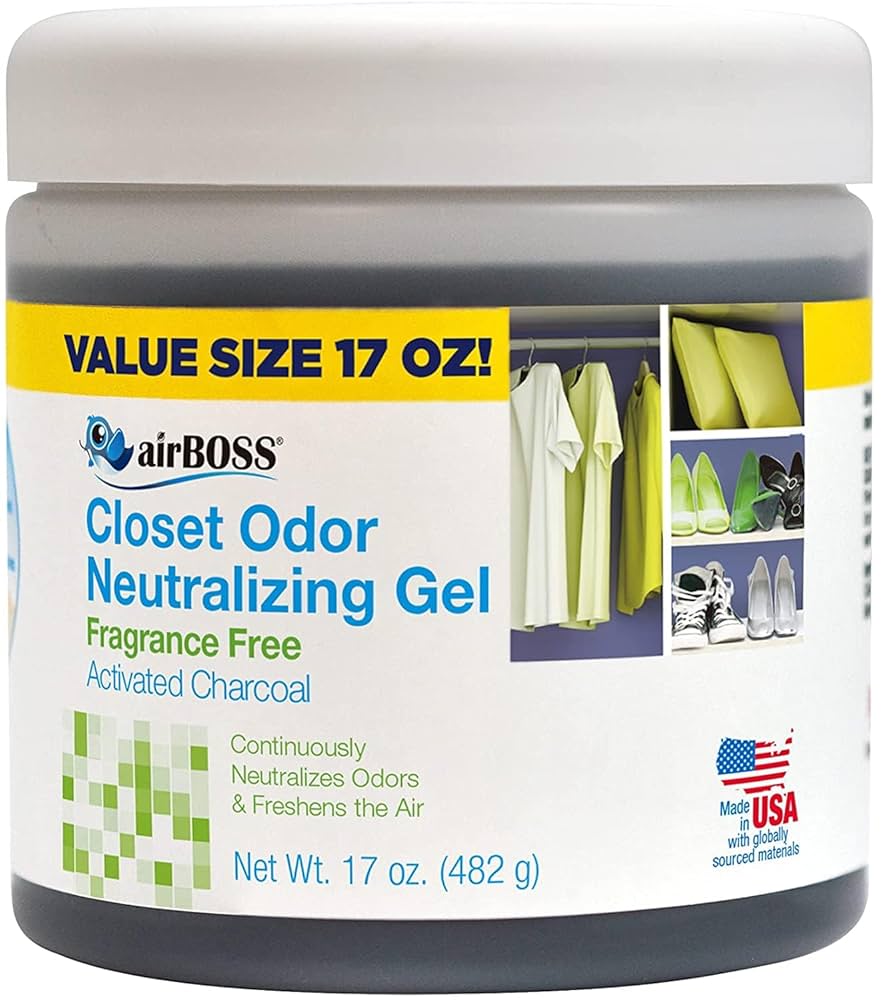 airBOSS Closet Odor Neutralizing Gel 17 Ounce(Single Pack