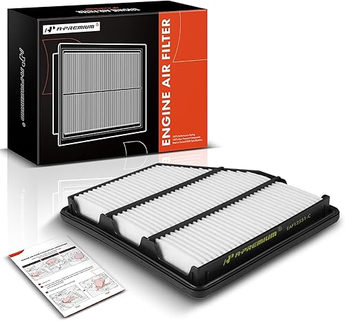 A-Premium Filtro de aire de motor delantero compatible con Nissan Altima 2019 2020 2021 2022 2023 2.5L, repuesto # 16546-6CA0A, XA11703
