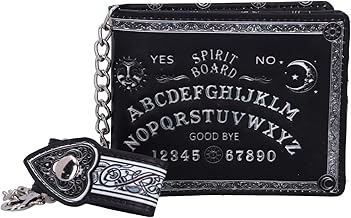 Nemesis Now Spirit Board Embossed Purse Ouija Wallet Black 18.5cm, 11cm