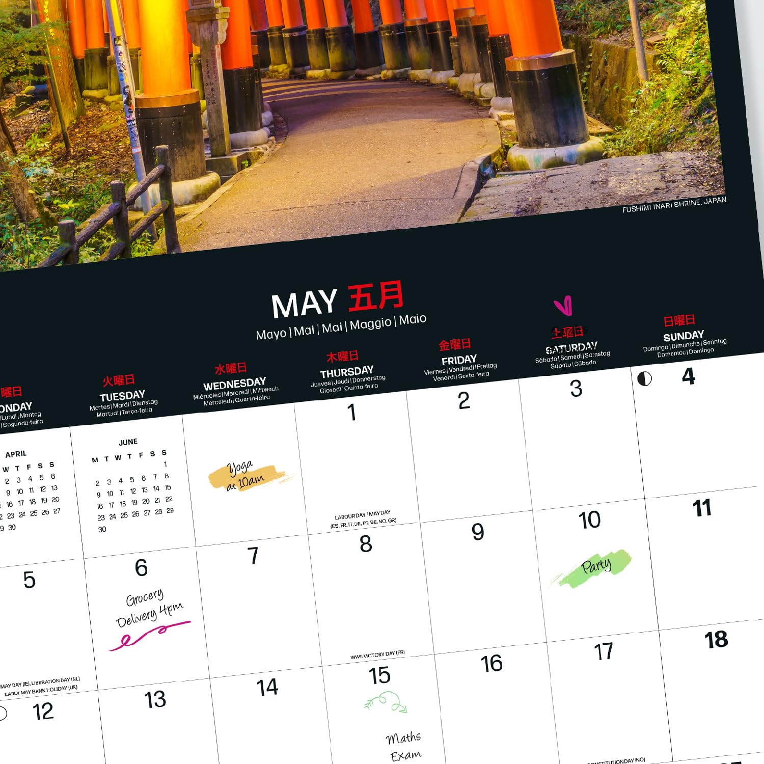 Grupo Erik Wall Calendar 2025 – Japan | 12″ x 12″ Square Calendar 2025 ...
