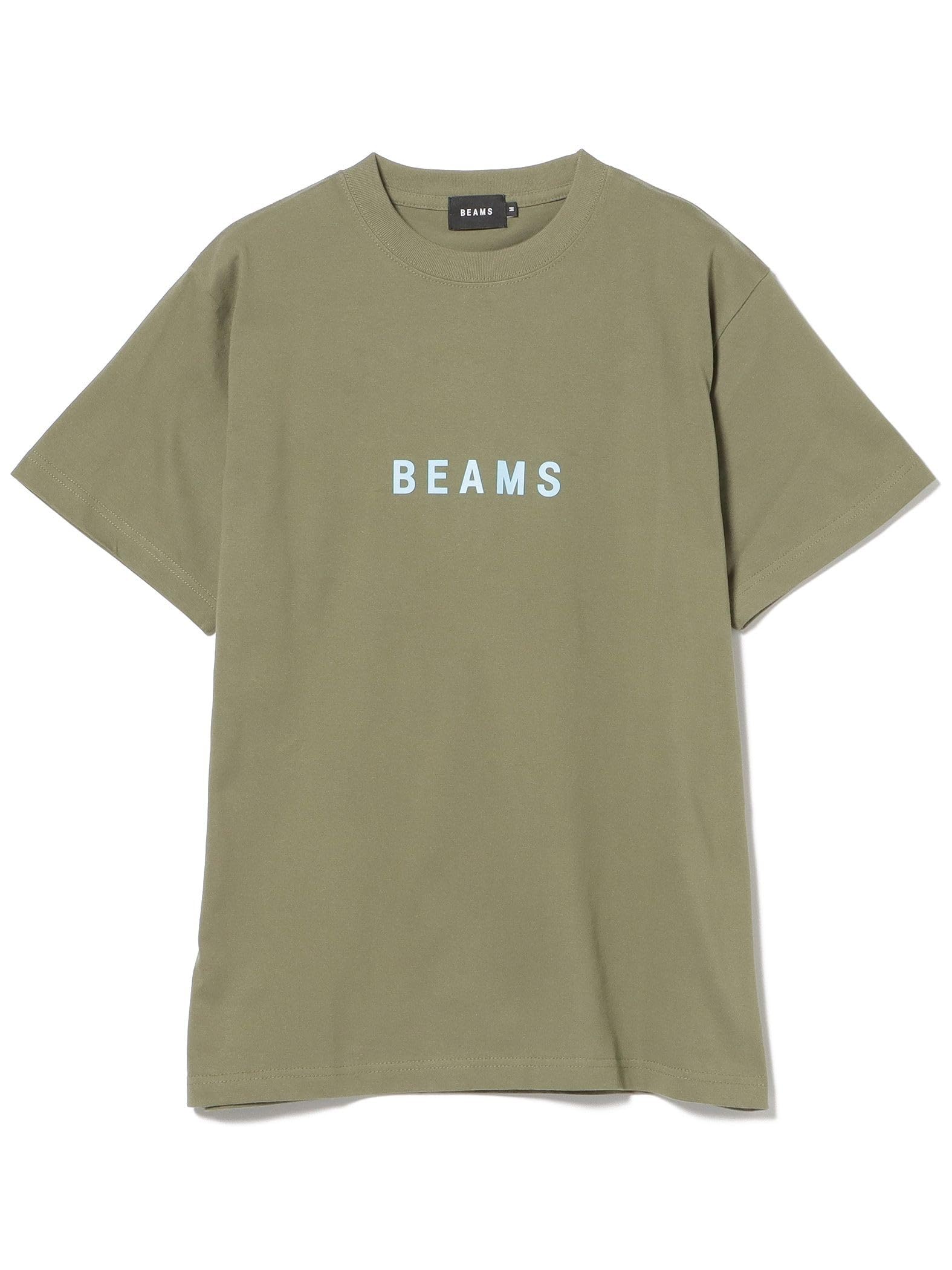 Amazon | [ビームス] プリントT(半袖) ロゴ Tシャツ 25SS メンズ OLIVE 