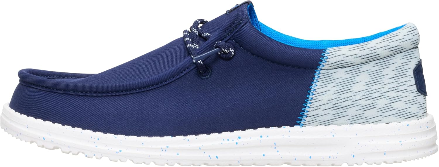 HEYDUDE Wally Men’s Funk Jersey Jacquard | Lightweight Men’s Slip-On Loafers | Comfortable Walking Shoes for Everyday Wear