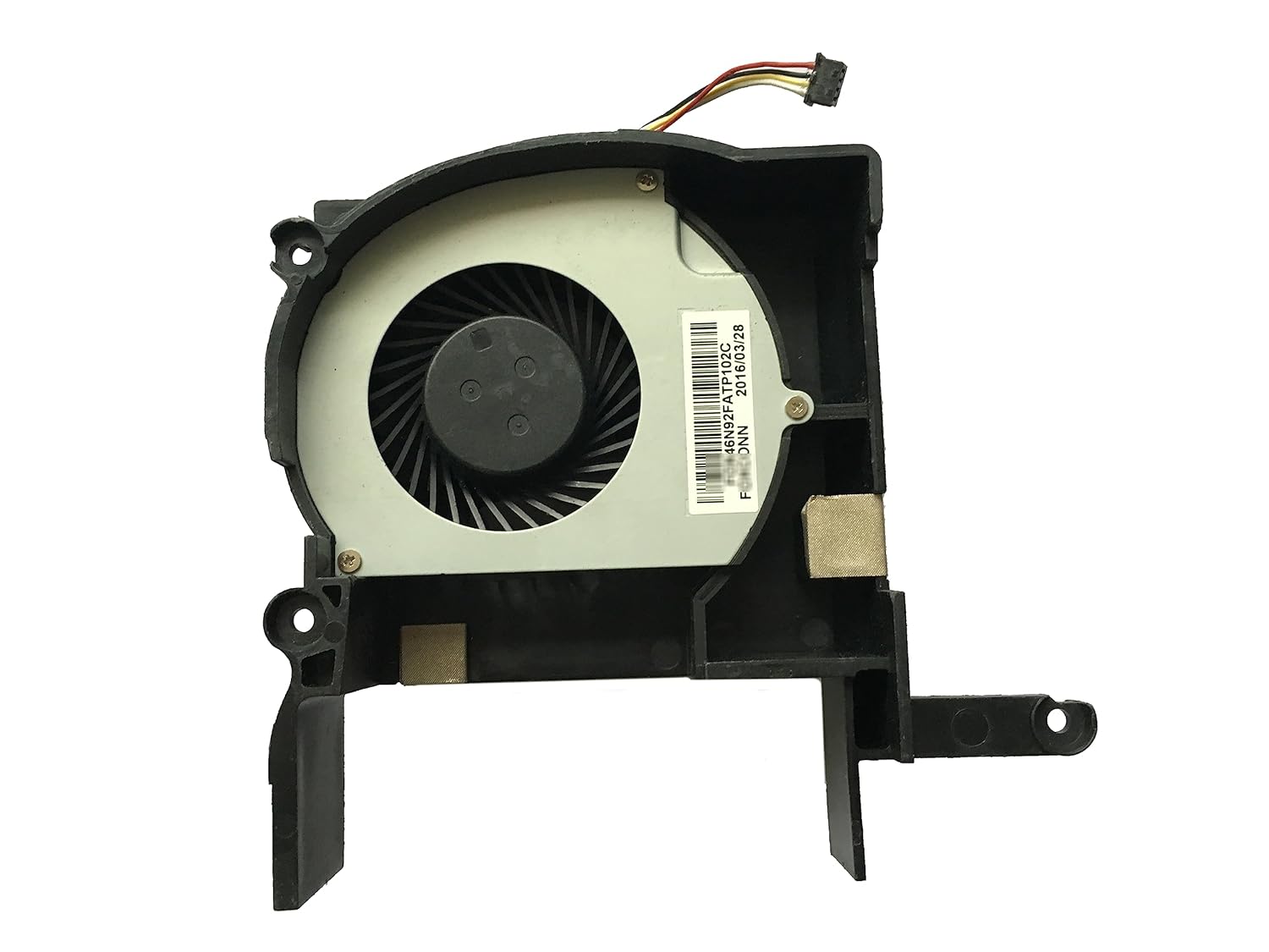 HK-Part Replacement Fan for FOXCONN N92-BSW NFB86C05H FSFA15 CPU Cooling Fan DC5V 0.50A 4-Wires