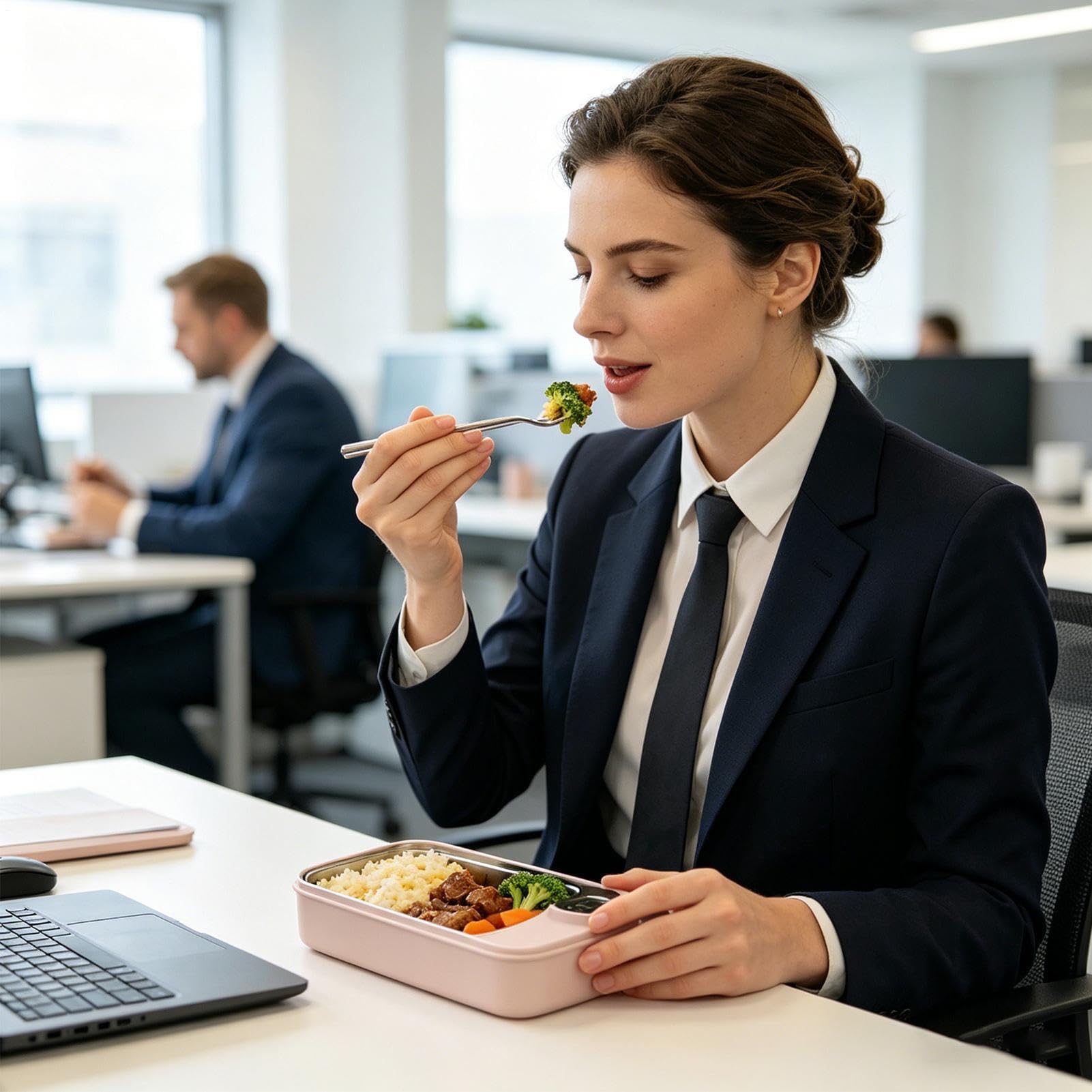 Podgrzewany Pojemnik Na Lunch 900 ml Regulowana Temperatura Podgrzewacz do | Organizer Spożywczy Do Kampera Kempingu Pracy Na Budowie W Podróży Samochodzie Pikniku Domu Akademika