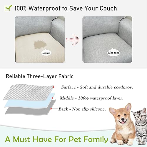 Miniatura 3 de Fundas para brazos de sofá, fundas impermeables para reposabrazos de sofá, sillón, sofá biplaza, funda antideslizante para reposabrazos reclinable,