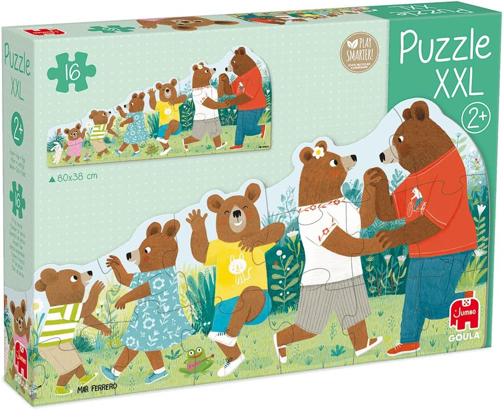 #Puzzle XXL Familia de osos con 16 piezas por 2,99€ ¡¡40% de descuento!!