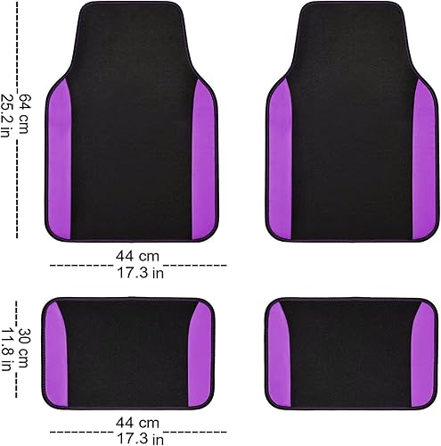 Miniatura 83 de Flying Banner Fundas de asiento de coche para asiento delantero y trasero, de poliéster, protectores de asiento de automóvil, fácil instalación