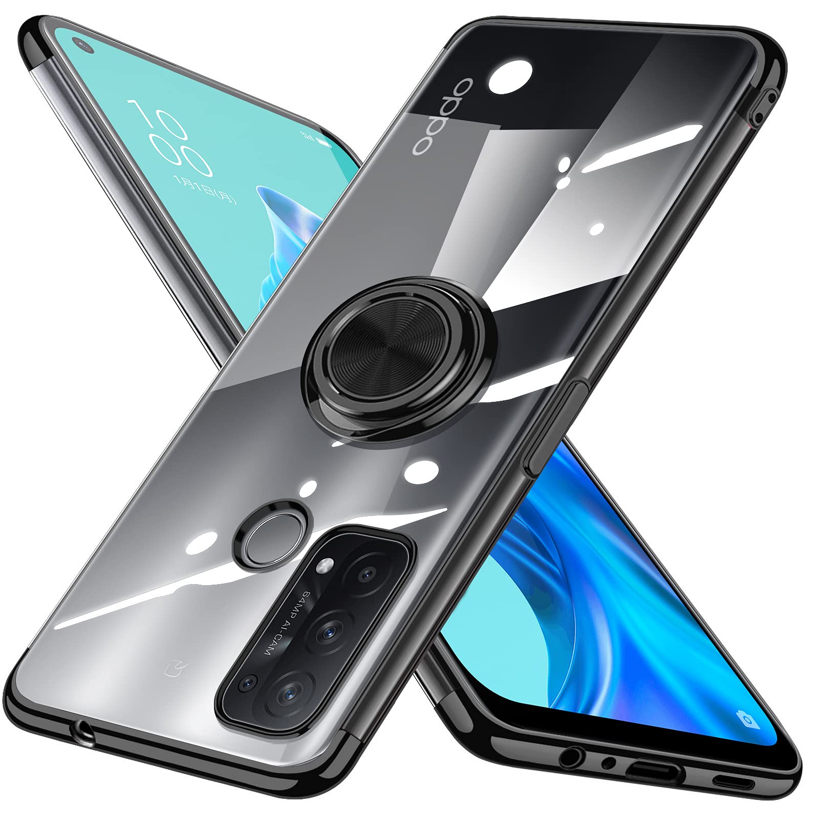 【値下げ！OPPO Reno5 A 5G シルバーブラック 純正ケース(未使用) oppo reno5a ケース 純正 未使用 reno 5 aの通販 by tak3711's