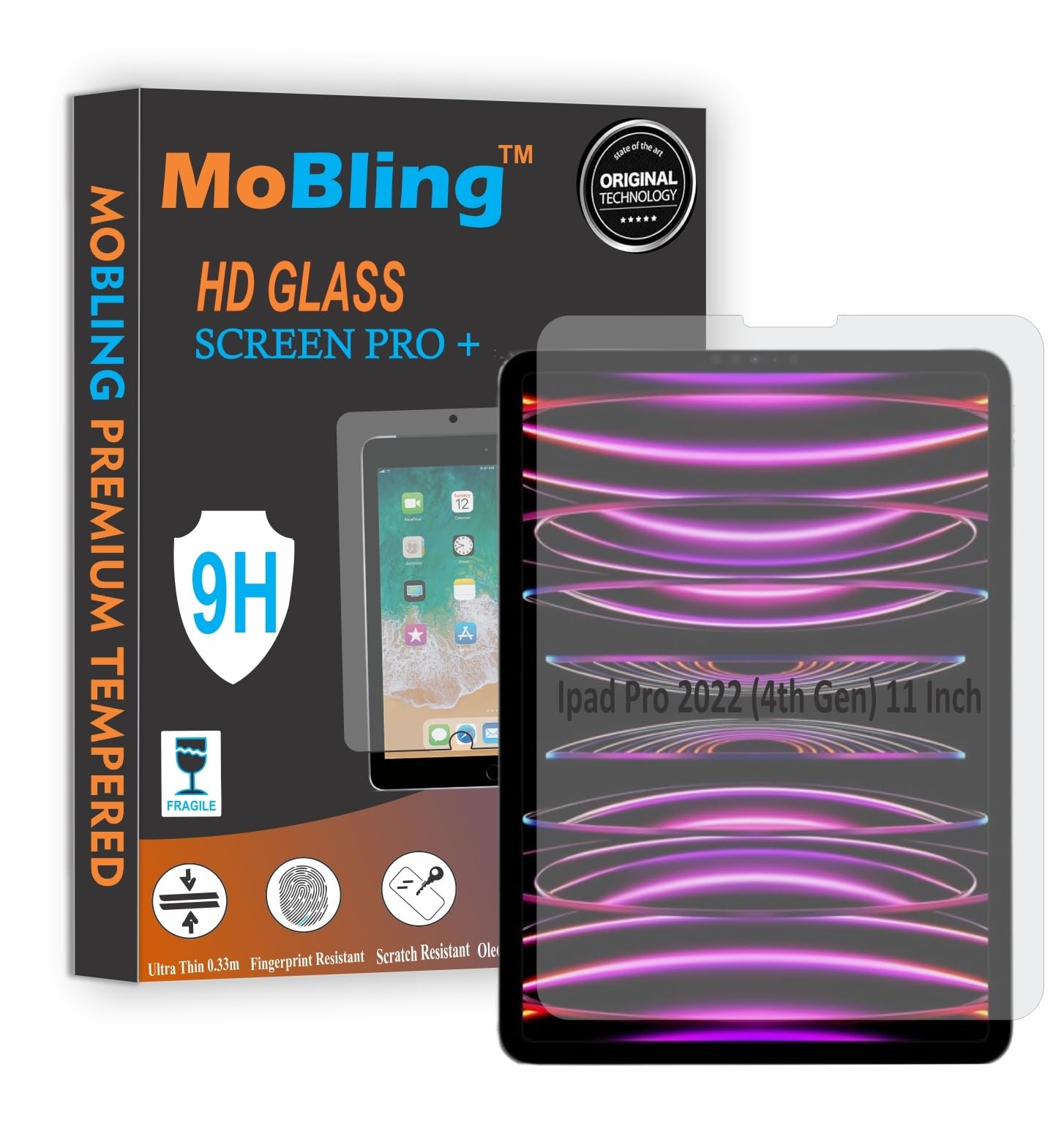 MOBLING Screen Guard Compatible With iPad Pro 11 inch 4th Gen, iPad Pro 11 inch (2018/2020/2021/2022/1st Gen/2nd Gen/3rd Gen/4th Gen) (A2435/A2761/A2759/A2762) Fiber Screen Protector Not a Glass (B0D1NMKX5Y) Amazon Price History, Amazon Price Tracker