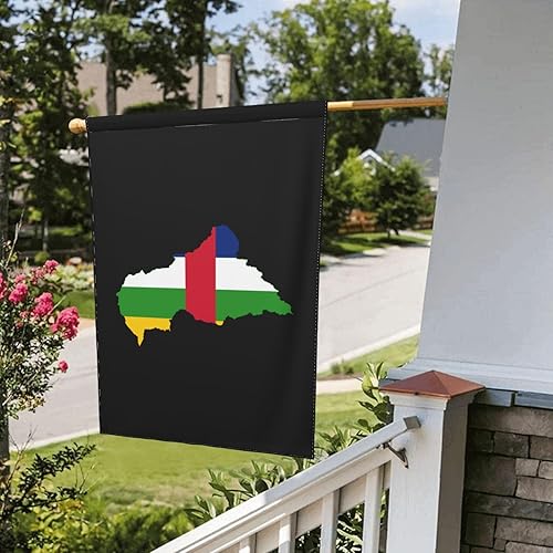 Miniatura 8 de Flag Map of the Central African Republic Garden Flag 12.5"x18" Inch Double Sided Garden Flags Home Lawn Outdoor Decor Flags Party Banner Welcome Flag