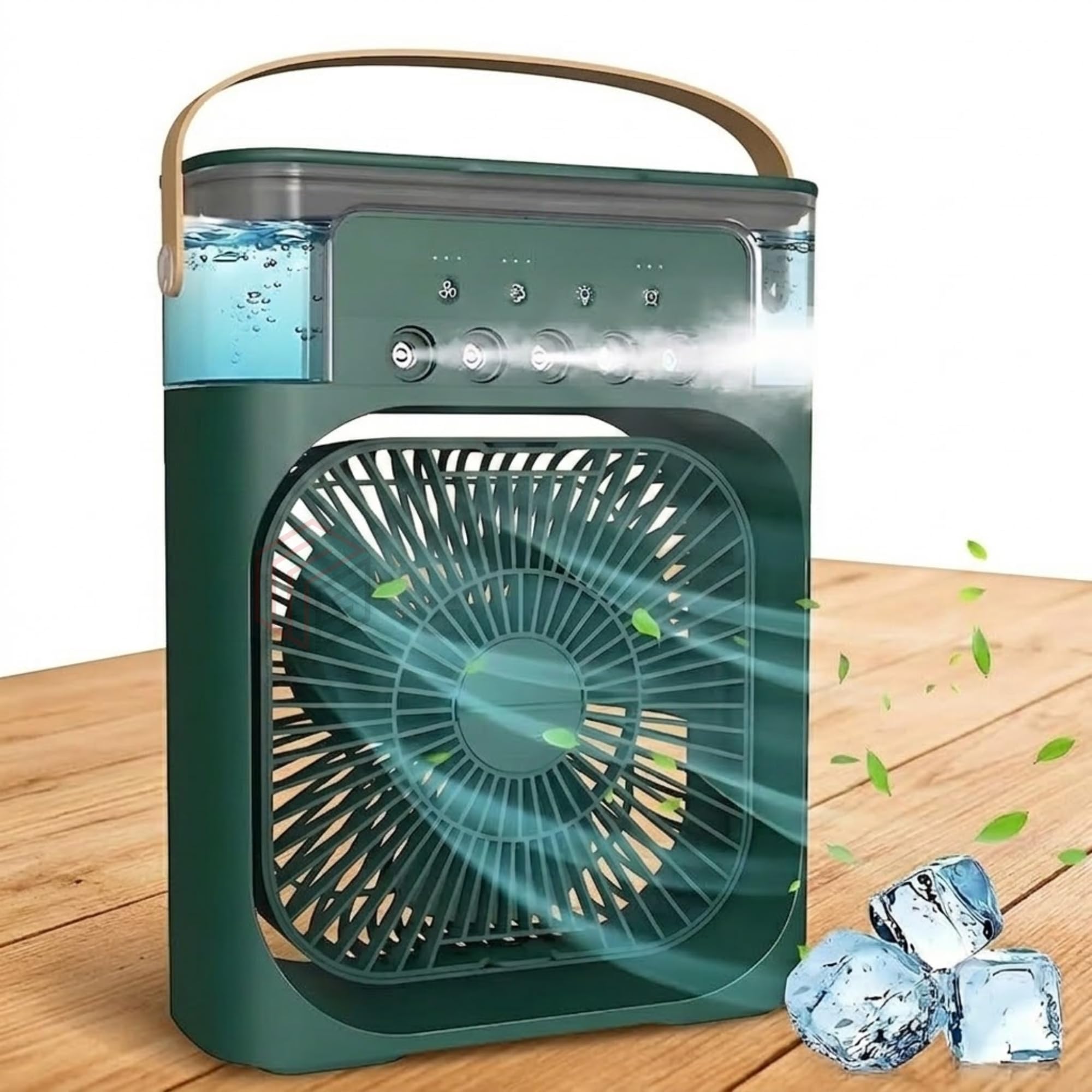 Drumstone TopRated 𝟏𝟓𝐘𝐫 𝐖𝐚𝐫𝐫𝐚𝐧𝐭𝐲 Portable Air Cooler Mini Evaporative Cooling Fan with LED Light, Three Wind Speeds and Mist Spray Modes for Home & Office Use, Personal Air Conditioner-image-28