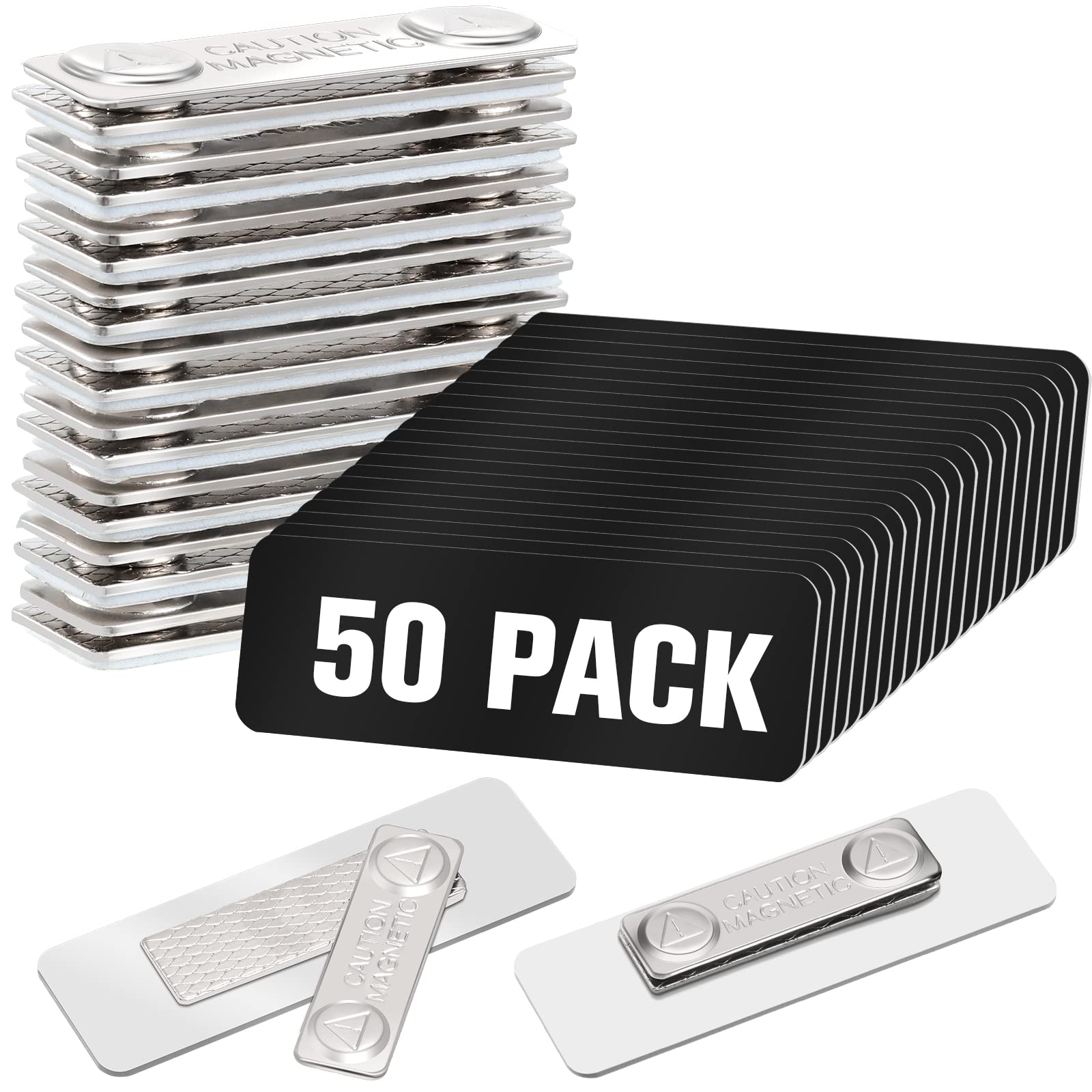 Buy 50 Pack Name Tags DIY Blank Name Tag Kit Name Badge with