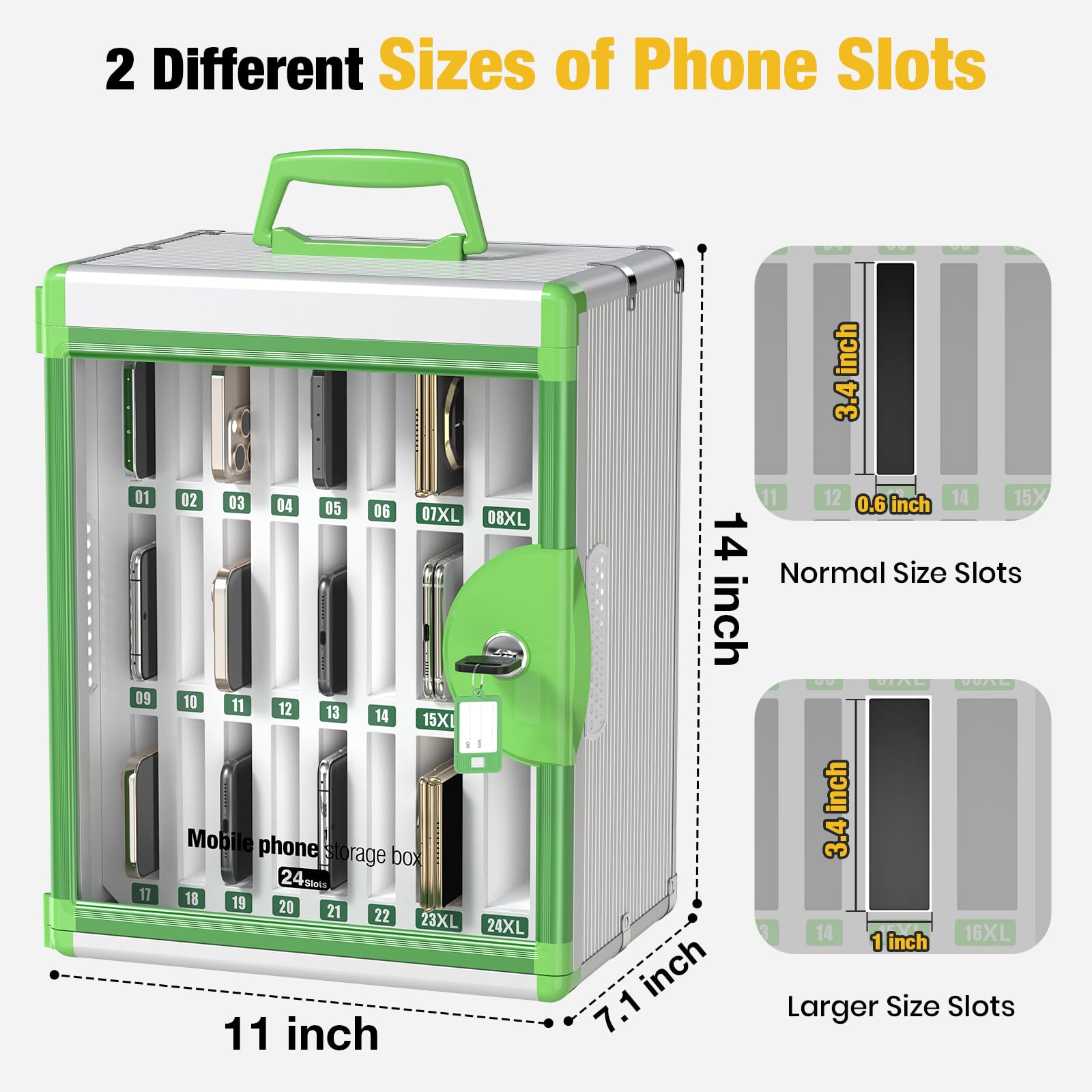 Coffre-fort Vevor Casier pour Téléphone Portable 10 Emplacements en Coffre-fort Vevor Casier pour Téléphone Portable 10 Emplacements en