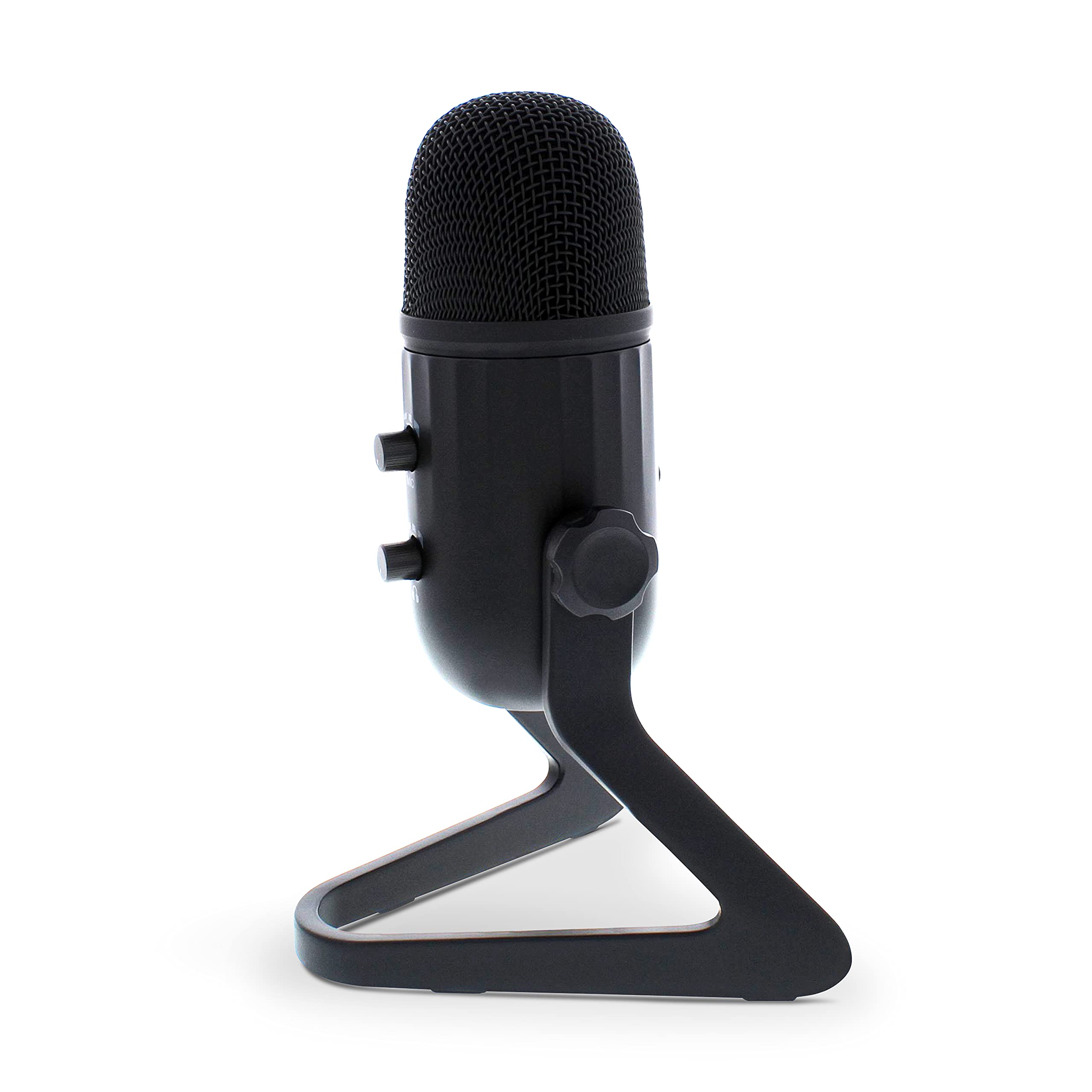Helium 10 HX10 Microphone USB à condensateur pour ordinateur, jeux, enregistrement, streaming, plus – écouteurs, bouton muet, contrôle du volume inclus