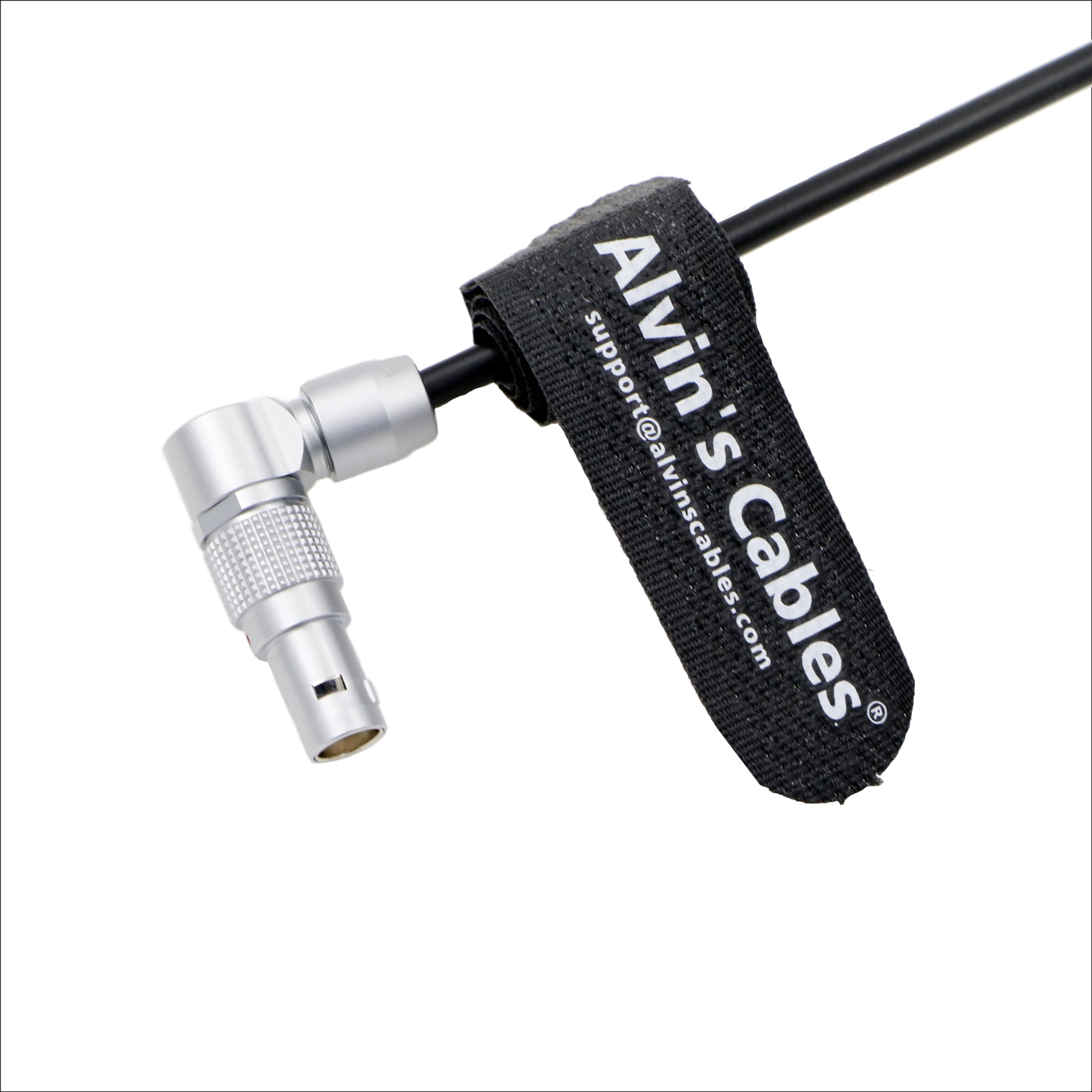 Alvin's Cables Cable de alimentación PD USB-C tipo C a hembra de 2 pines, cable de carga rápida para cámara Komodo roja de 45 cm