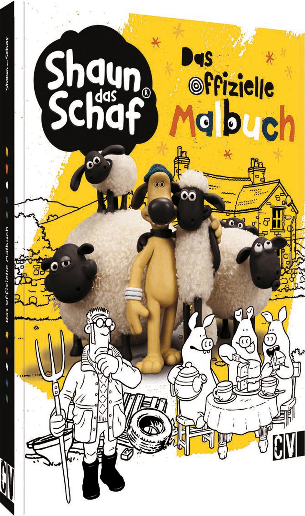 Christophorus Ausmalbuch – Shaun Das Schaf: Das Offizielle Malbuch Für Erwachsene Und Kinder