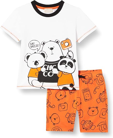 Chicco Completo Per Bambino Con T-shirt A Maniche Corte E Pantaloncini  Corti Pantaloncini Bimbo 0-24 (Pacco da 1) : Amazon.it: Abbigliamento