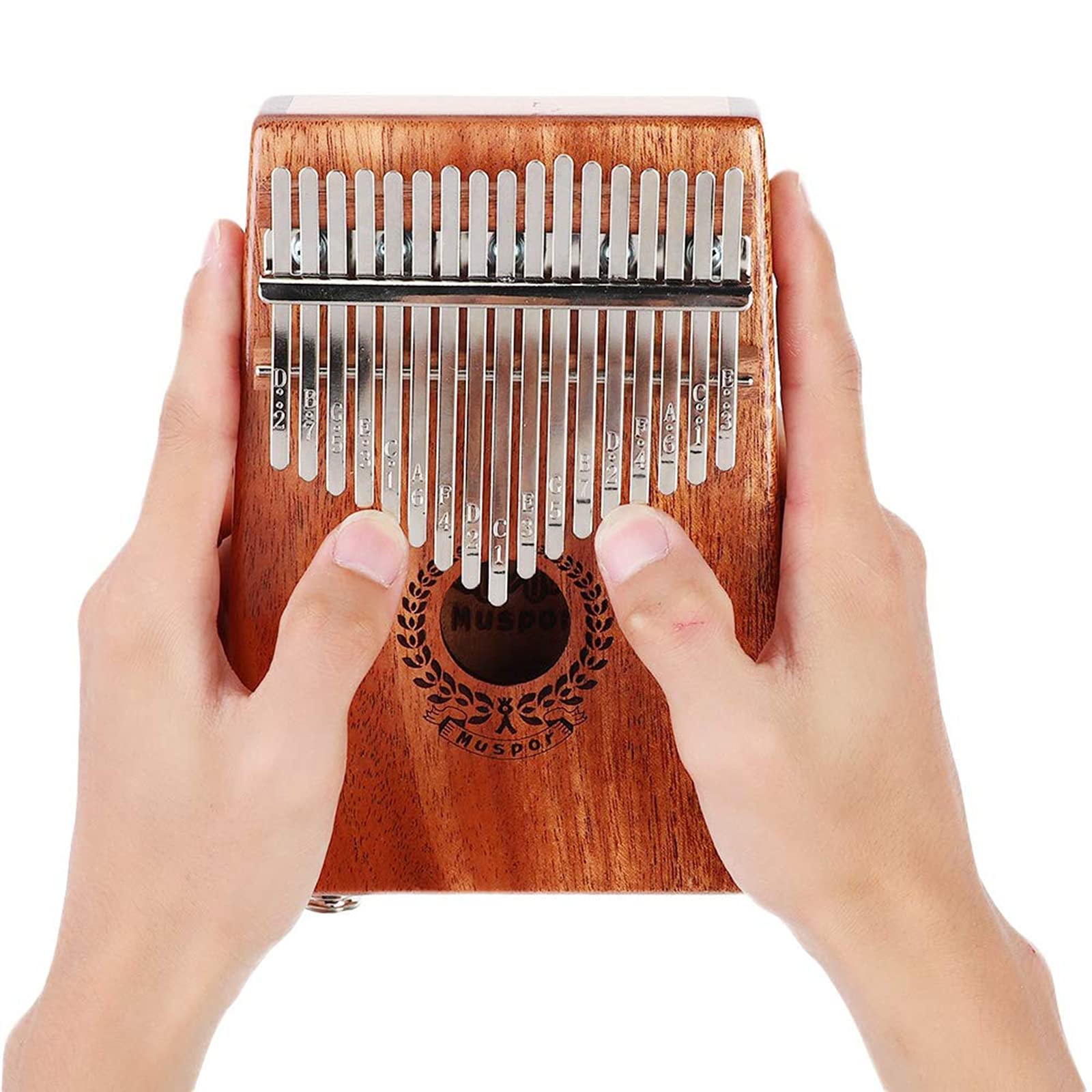 Kalimba, Instrument de Musique Adulte Piano à Pouce 17 Touches Instrument de Musique Portable, Cadeaux pour Enfants et Adultes Débutants Kalimba Thumb Piano