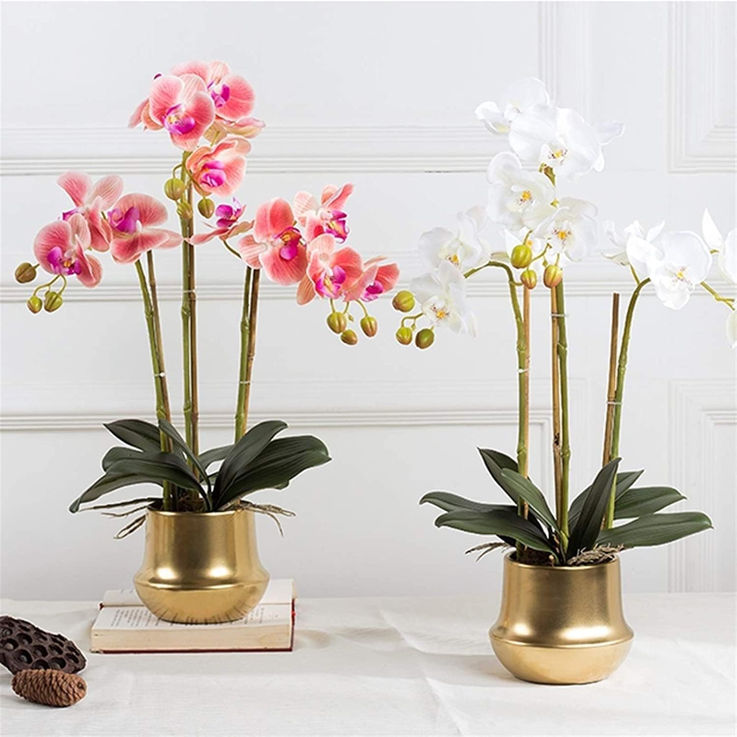 Eleganti Orchidee Artificiali, Fiori Finti, Piante Artificiali Vivaci, Decorazioni per tavoli, Feste, Sale da Pranzo e uffici.