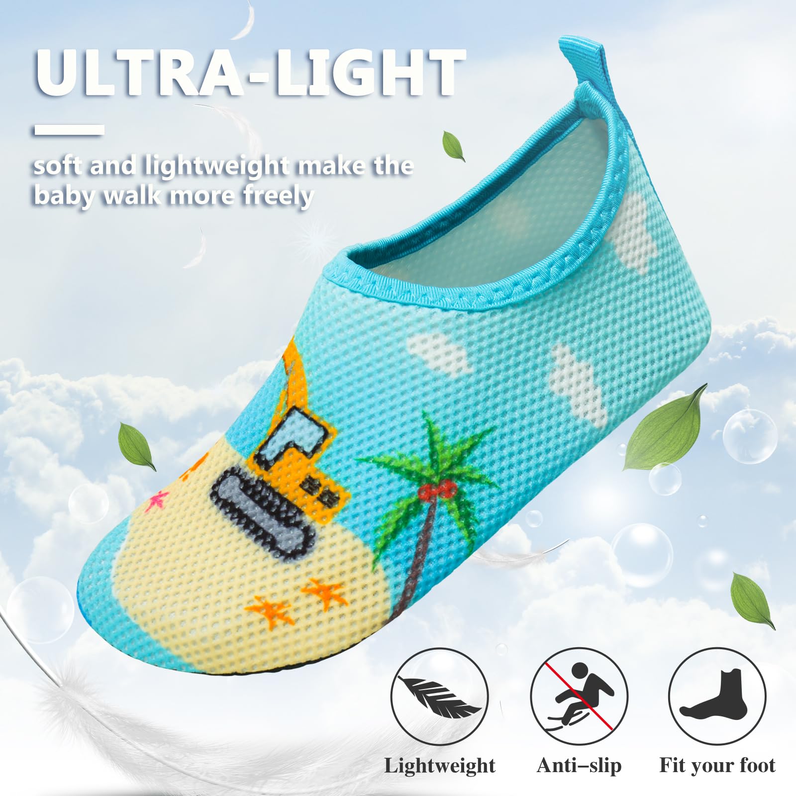 Scarpe Scoglio Bambino Bambini Scarpe Mare Acquatiche Piscina Bambini Scarpe da Spiaggia Immersione Ragazzo Ragazza Water Shoes Scarpe a Piedi Nudi per Surf Sportivo