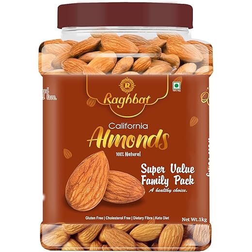 Natural Premium California Almonds 1Kg