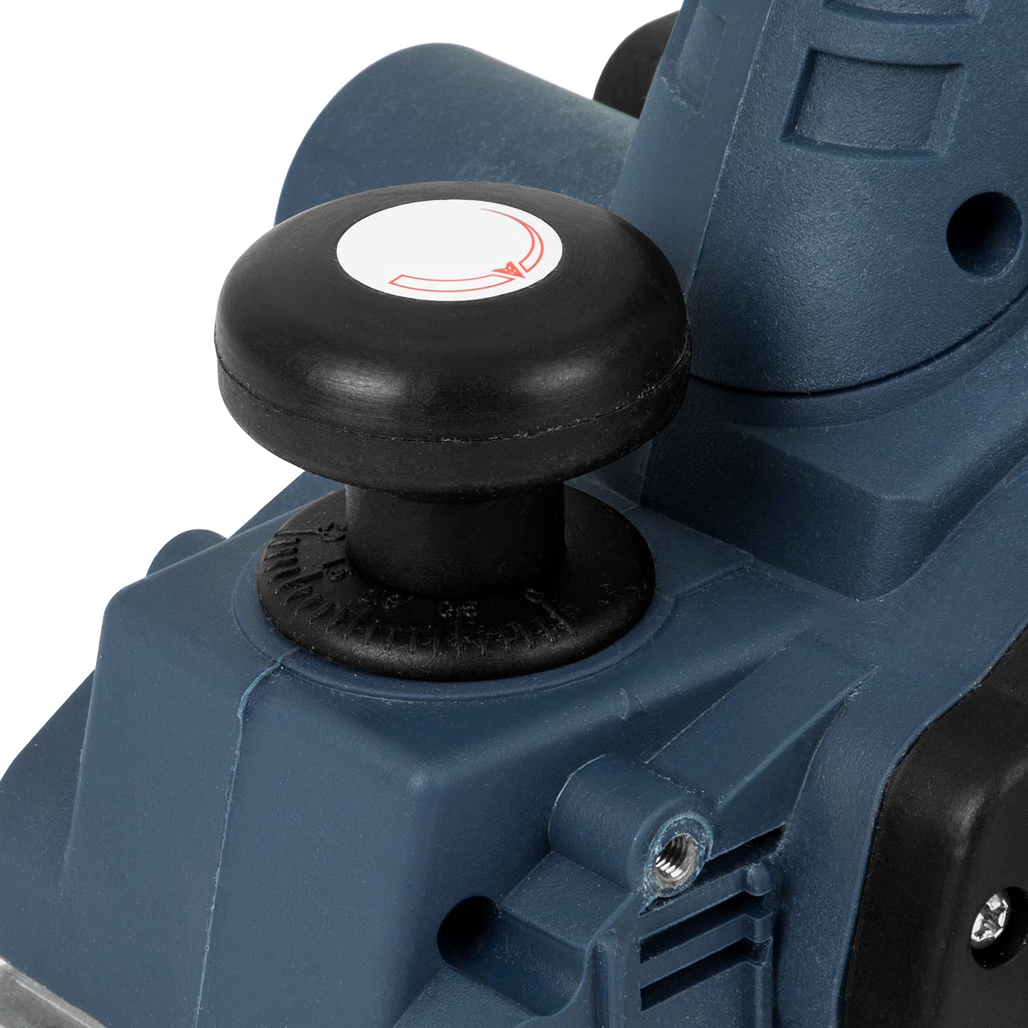 EBERTH Strug elektryczny do drewna o mocy 900 W, głębokości cięcia 2,6 mm, szerokości strugania 82 mm, strug z ogranicznikiem równoległości i głębokości oraz workiem na pył, blokadą włączania