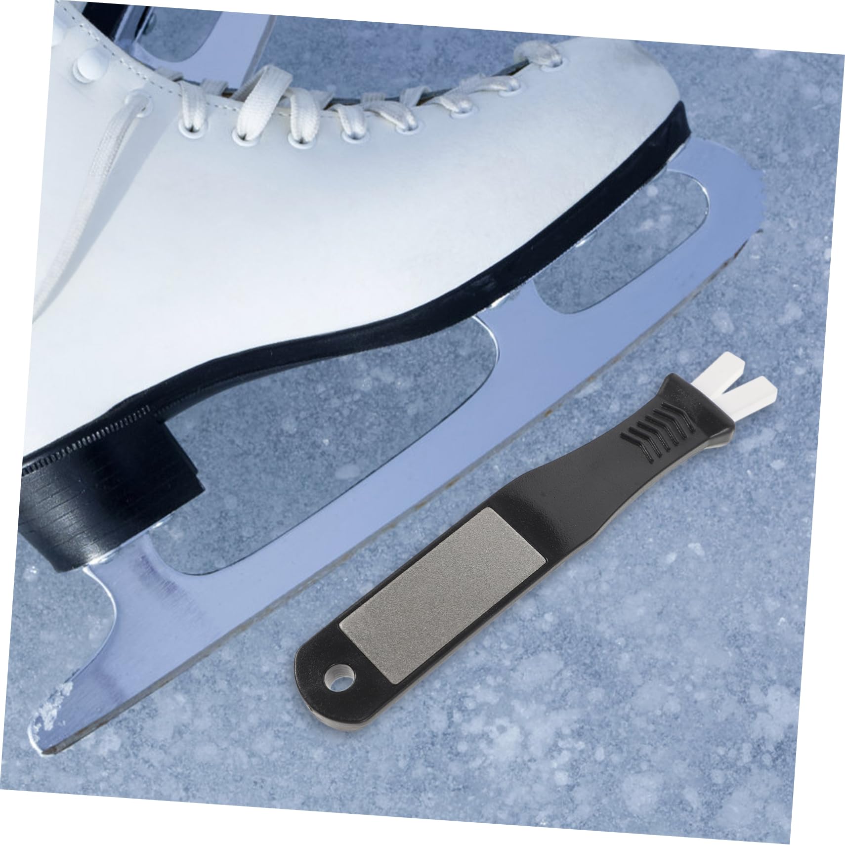 TOYANDONA Aiguiseur De Couteaux Aiguiseur De Patins À Glace Affûtage De Patins Lames De Glace Accessoire Patinage Artistique Trempeurs Couvre-Lames Clé D'Affûtage Aiguiseur De