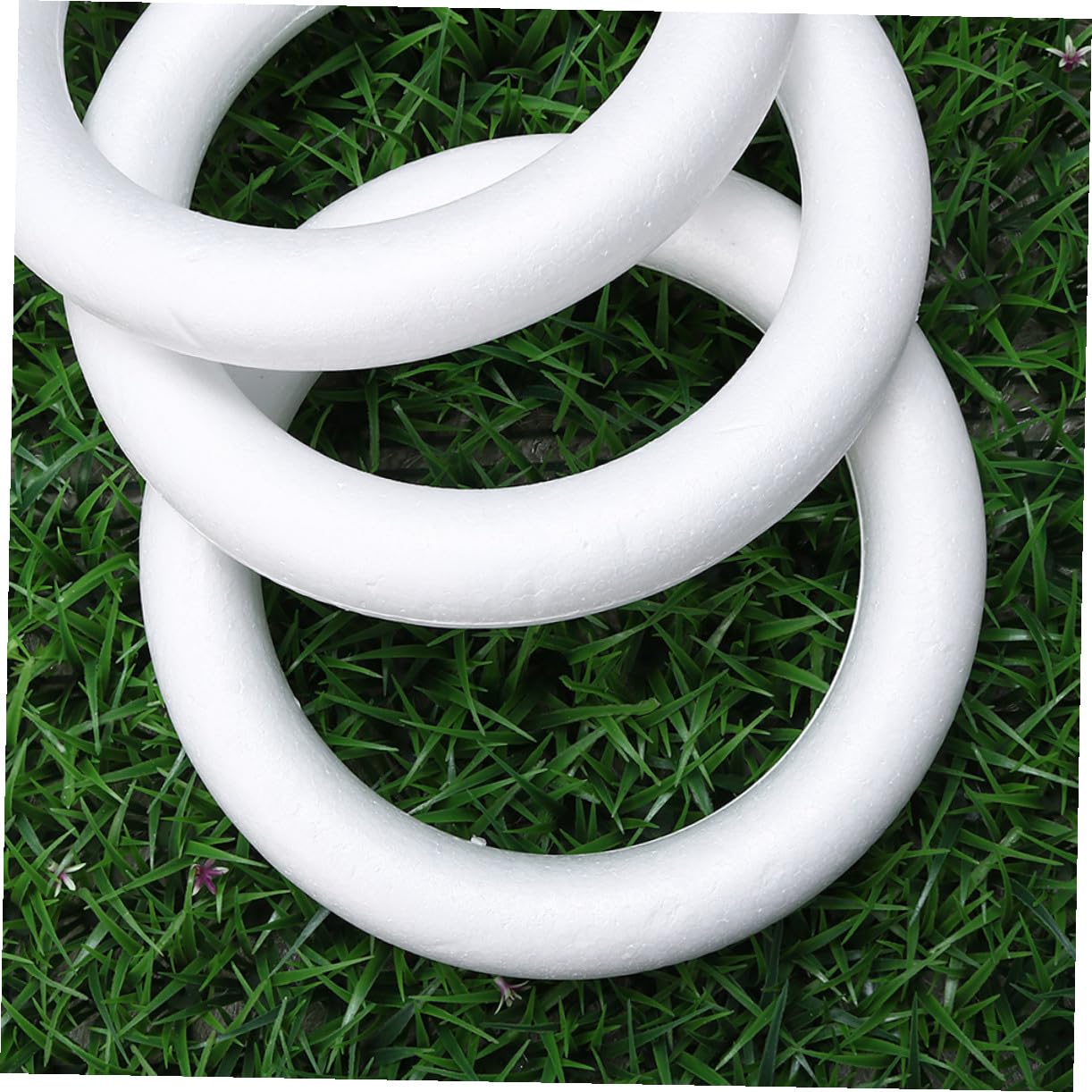 Anelli Circolari in Schiuma 4 Pezzi 30 CM per Decorazioni Natalizie e Lavoretti Creativi Casa Fai da Te per Adulti e Ragazzo Ragazza