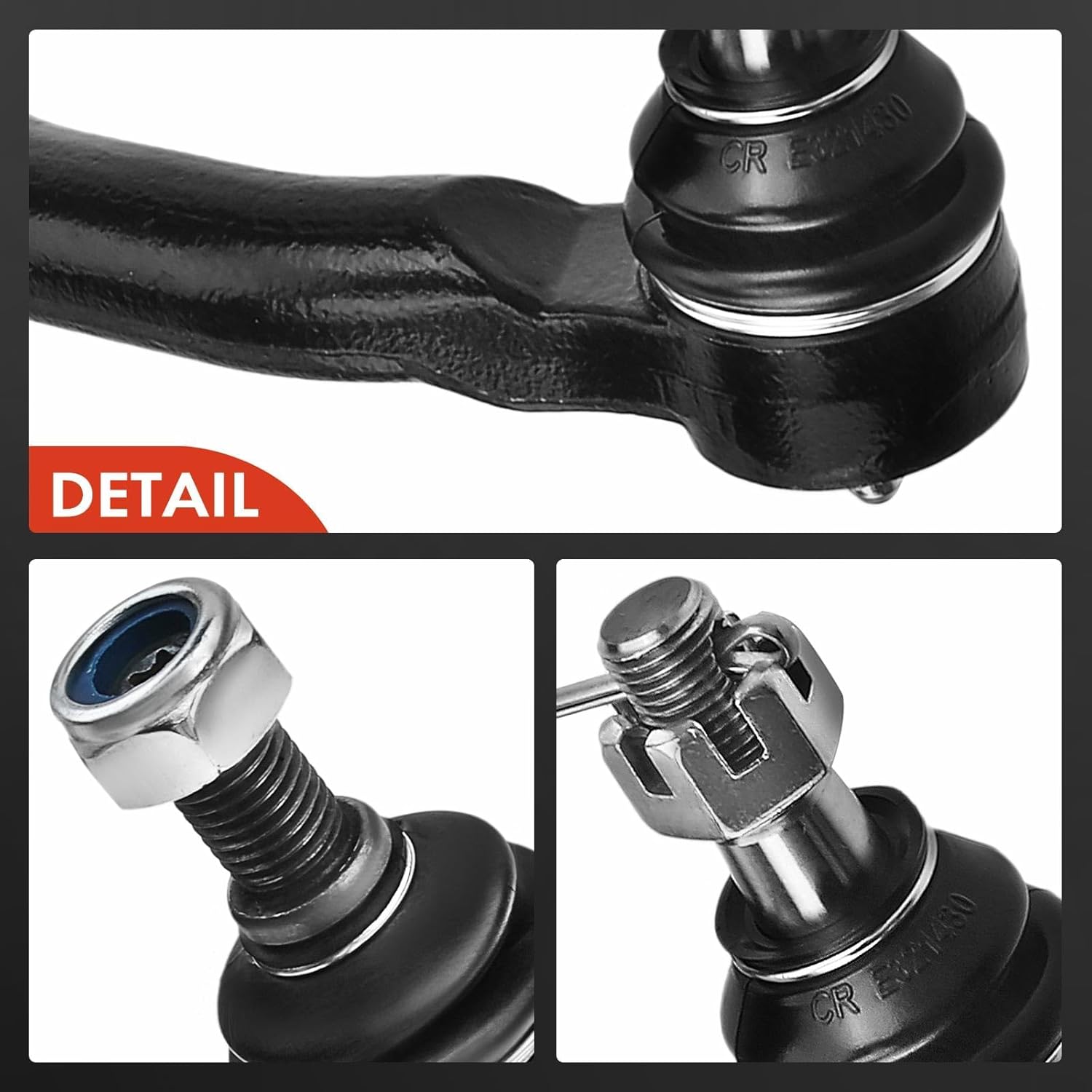 A-Premium 8Pcs Suspension Kit, Rear Sway Bar Link & Front Upper Lower Ball Joint Outer Tie Rod End, Compatible with Nissan Pathfinder 2005-2012