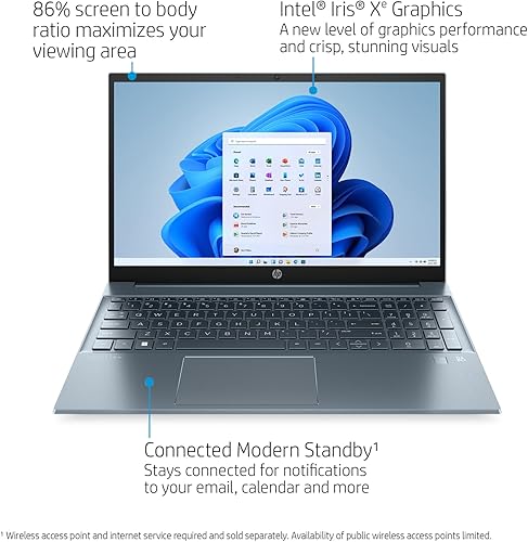 Miniatura 6 de HP Pavilion - Computadora portátil, pantalla táctil FHD de 15.6 pulgadas, procesador Intel Core i7-1355U de 13 generación, 32 GB de RAM, SSD PCIe de