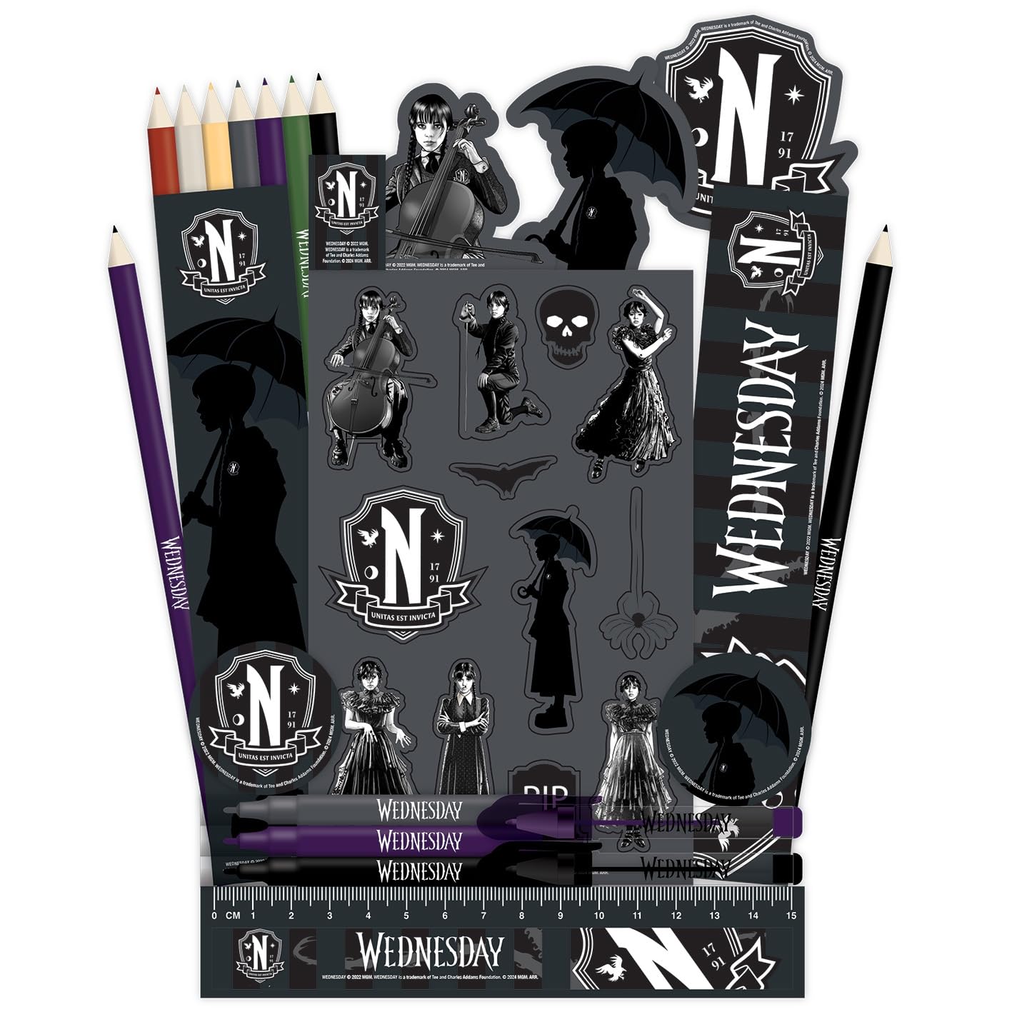 WEDNESDAY ADVENT CALENDAR STATIONERY SET 2026 Advent Calendar Stationery Set