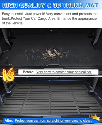 Miniatura 36 de Revestimiento de carga para Toyota RAV4 2013-2018 (sin modelos eléctricos o híbridos) para todo tipo de clima, para accesorios RAV4 resistentes