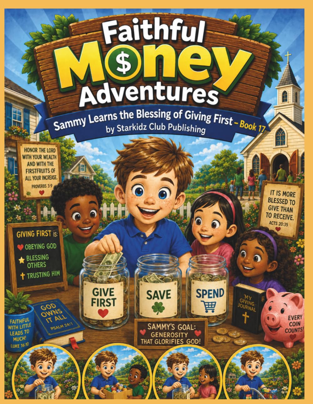 Faithful Money Adventures--Sammy Learns the Blessing of Giving First--Book 17