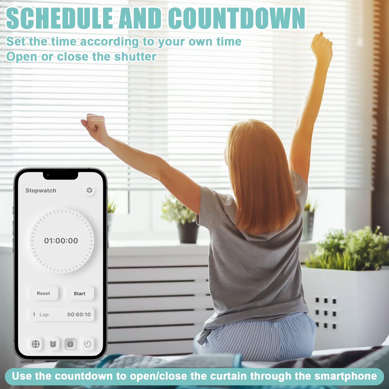 Tuya Lot de 4 modules d'interrupteur intelligent pour volet roulant WiFi 2,4 GHz Alexa Smart Commande de volet roulant par application Minuterie pour moteur de volet roulant, fonctionne avec Alexa