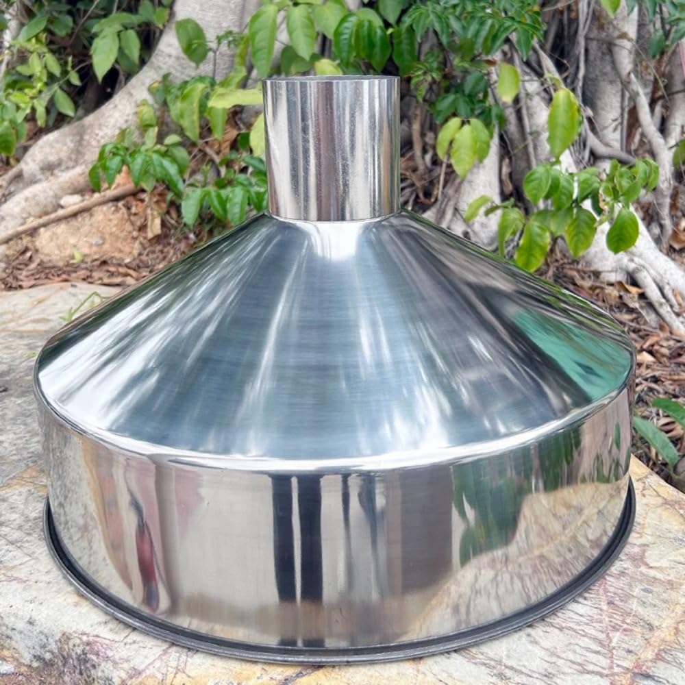 特大じょうご 工業ロート ファンネル 広口 漏斗 厚い手 ステンレス製 大口径 耐食性 頑丈 耐久性 大量充填に 充填 ディスペンサ