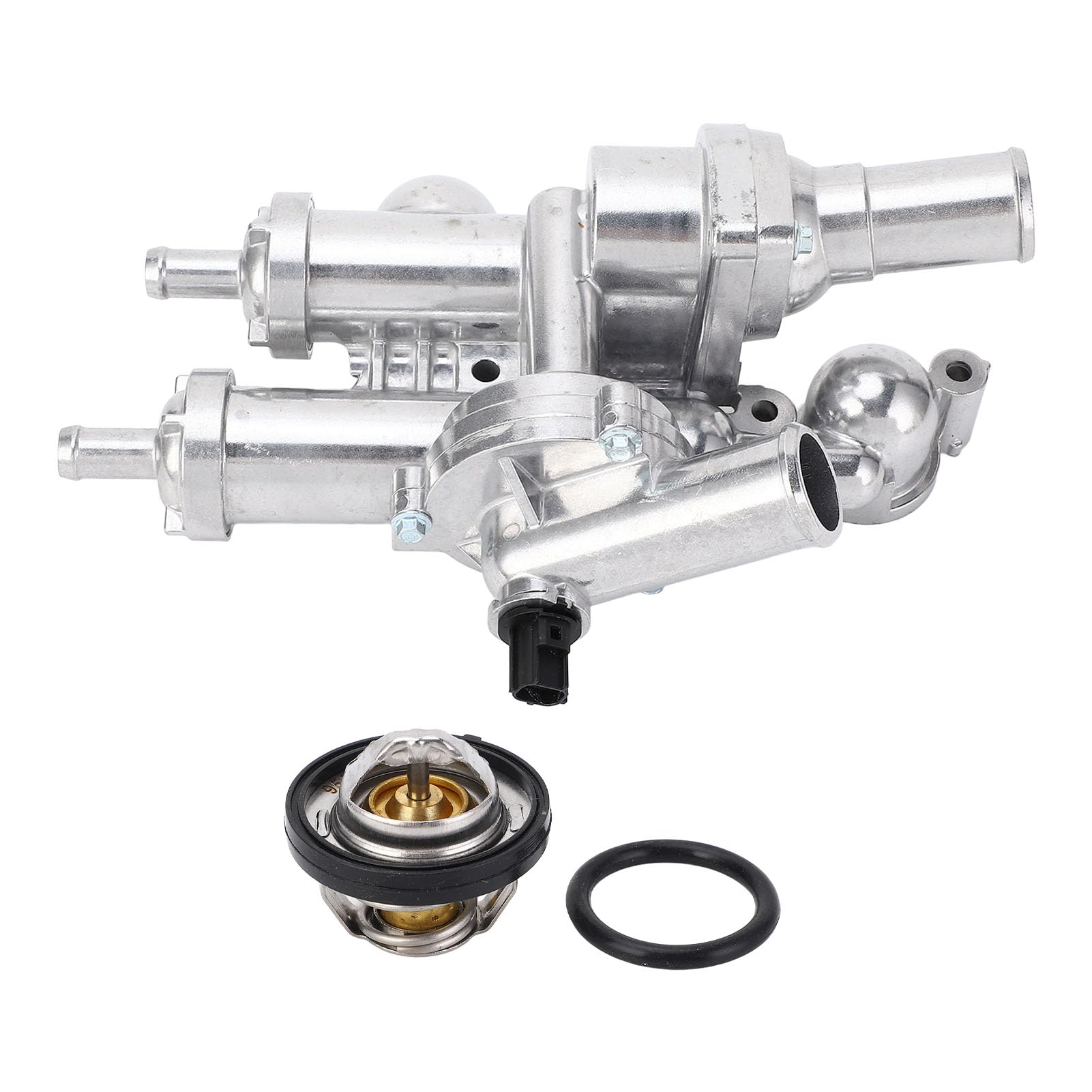 Gruppo alloggiamento termostato 55111016ad Materiale in alluminio Controllo preciso a temperatura Componente ad alte prestazioni per ricambi auto per veicoli calibro 2,4 l