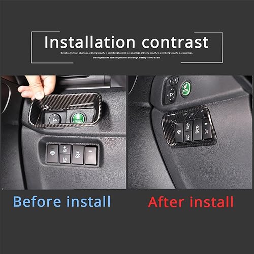 Miniatura 4 de Marco de botón de interruptor de ajuste de luz antiniebla para Honda Pilot 2016-2022Ridgeline 2017-2023Passport 2019-2023, accesorios protectores
