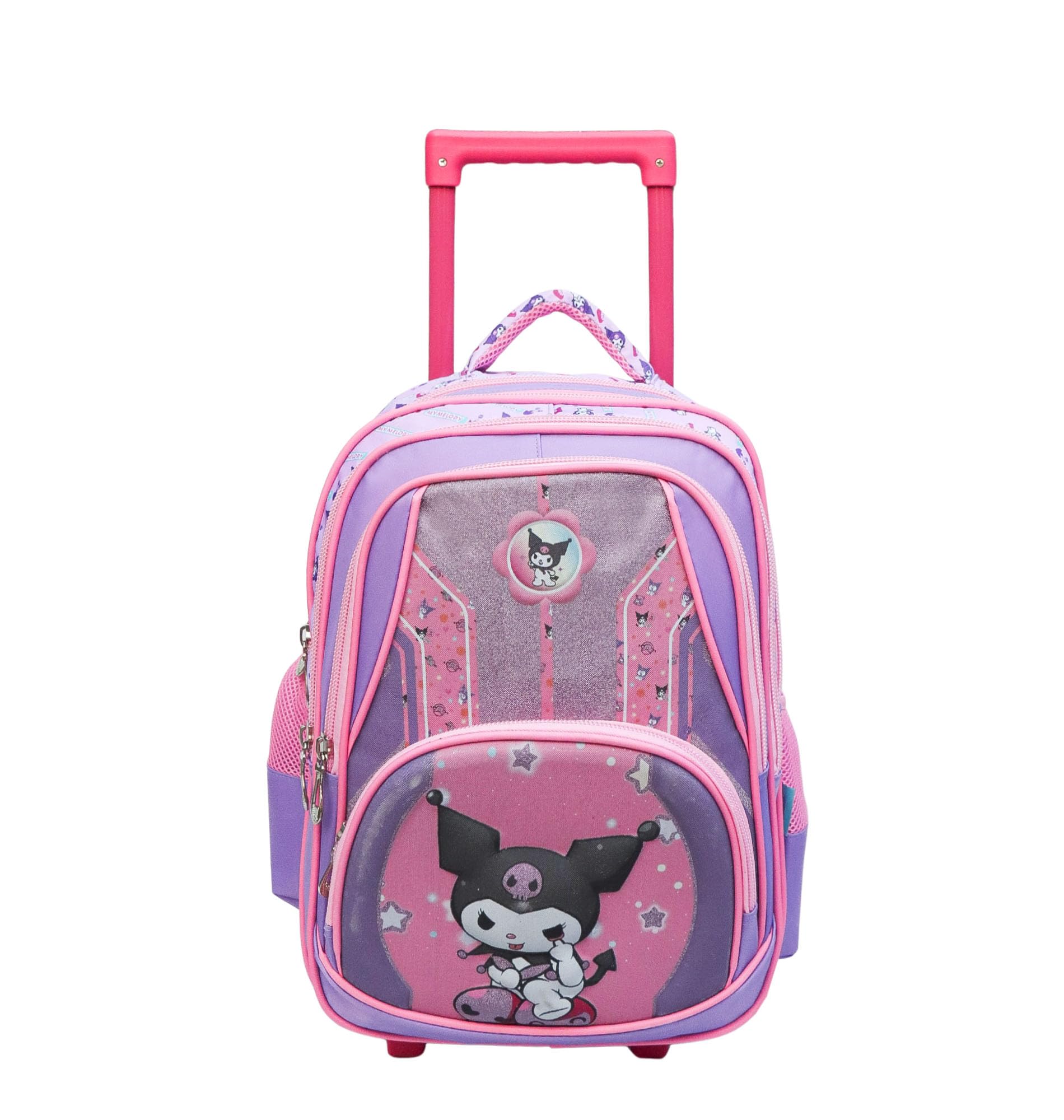 adson 3D Embossed School Trolley Bag Large School Bag for Boy Girl, Kids School Bag, Travel Backpack for Girl Boy, Ideal for Children Trolley 16 Inch Water Resistant-picture-10