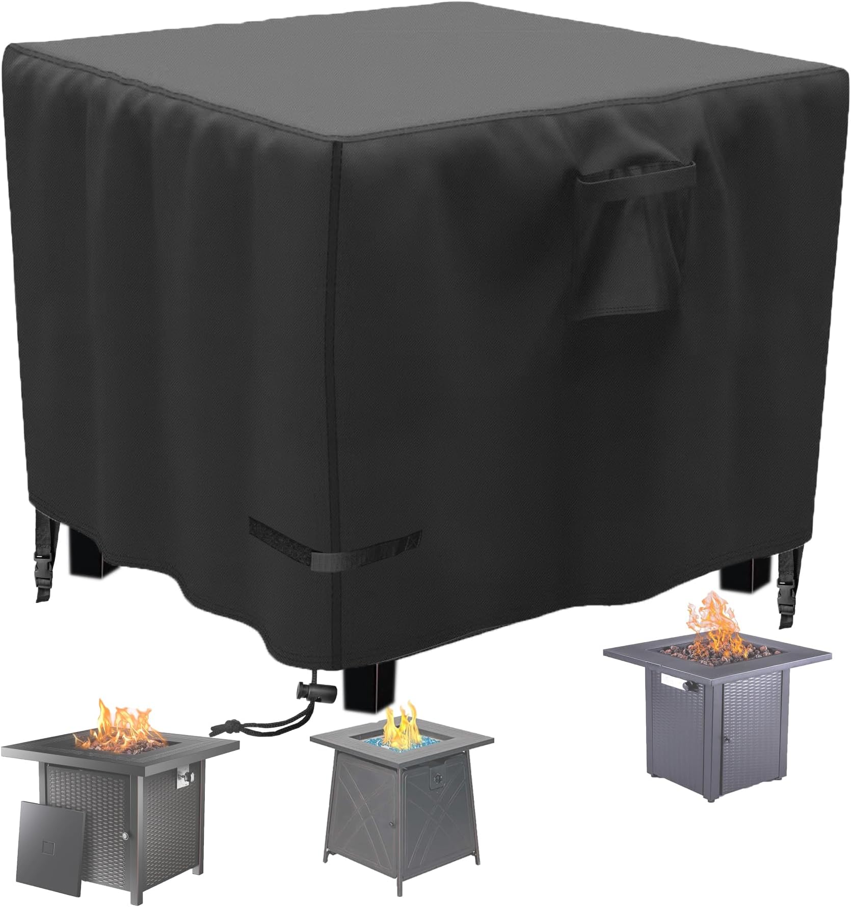 Fire Pit Cover - Onlye Fire Table Cover Square, Outdoor Propane
