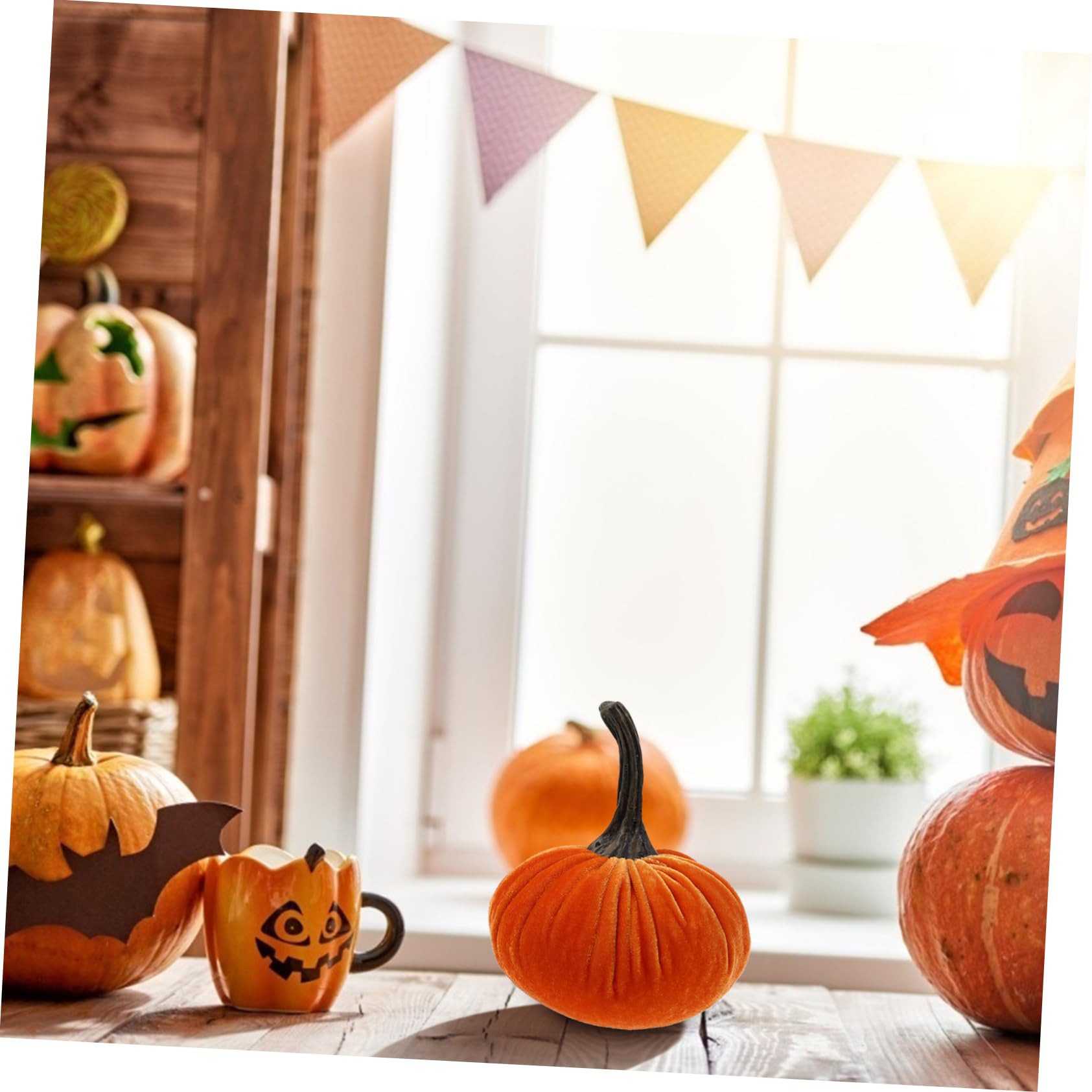 Cabilock 1 PC Artificial Pumpkin Adornment Pumpkin Harvest Festive Party Decoration Party Decoration Pumpkin Faux Pumpkin Adornment Decorative Faux Pumpkin Thanksgiving Day Fake Pumpkin