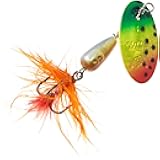 Panther Martin Nature Series Dressed Teardrop Spinners Fishing Lure Catches Trout,Walleye, Crappie, Pickerel, White Bass, Grayling and More.