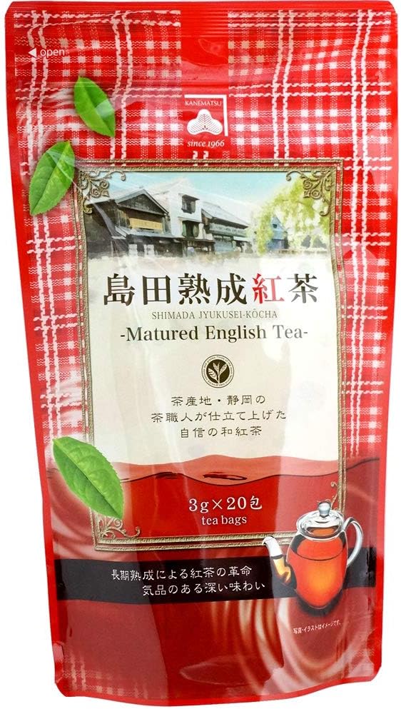 Amazon 島田熟成紅茶 ティーバッグ 3g 包入 和紅茶 カネ松製茶 紅茶 通販
